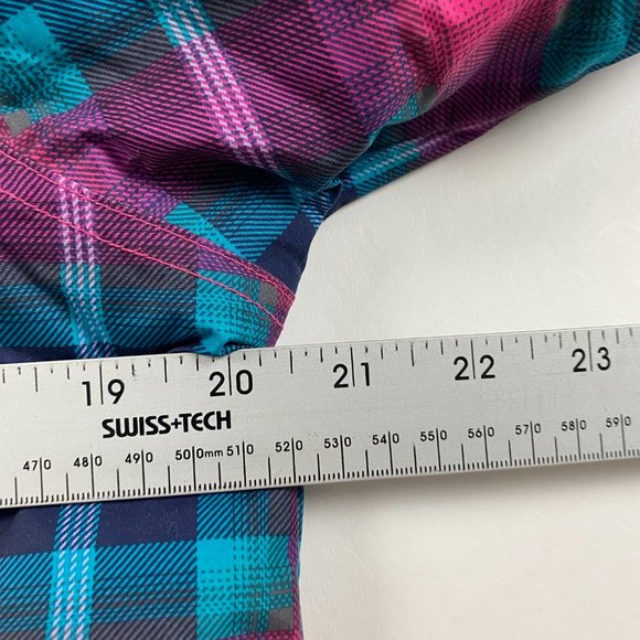 Burton Twist Bomber Jacket Girls XL US 18 Ski Snowboard Plaids - Picture 11 of 12